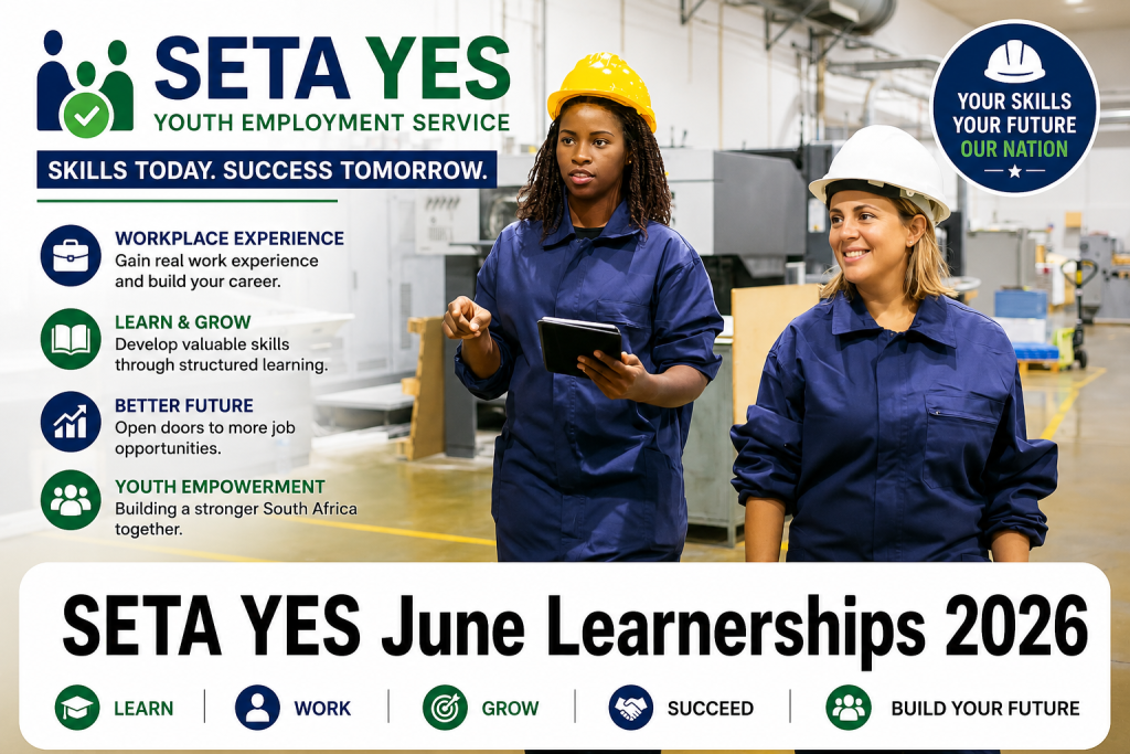 SETACareers YES June Learnerships 2026