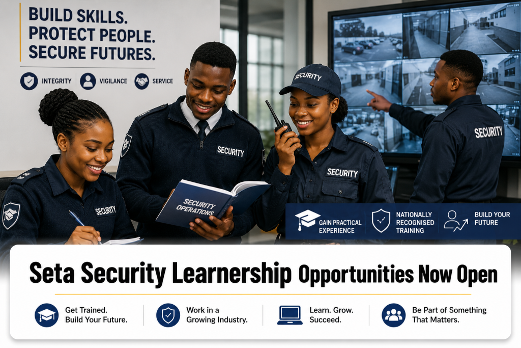 New SETA Security Learnerships Open in June 2026