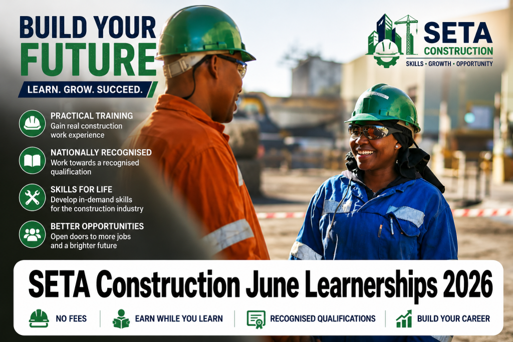 SETA Construction June Learnerships 2026