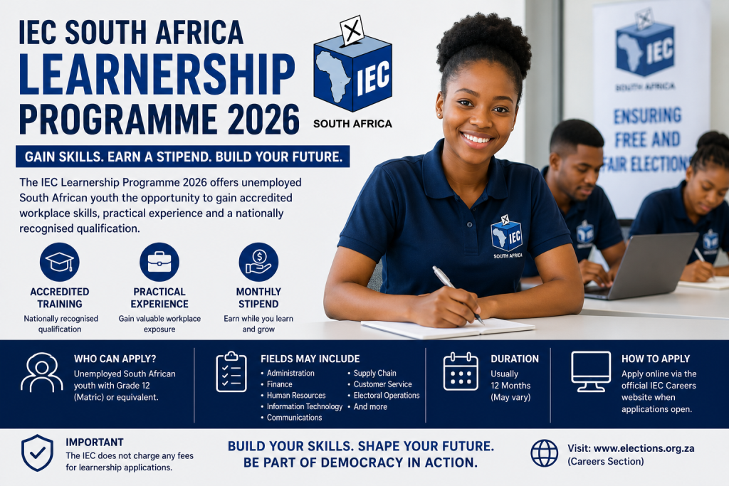 IEC South Africa Learnership Programme 2026
