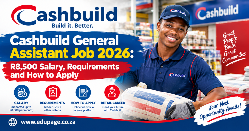 Cashbuild General Assistant Jobs 2026