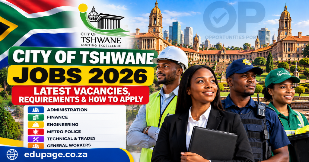 City of Tshwane jobs 2026