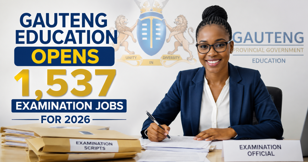 Gauteng Education Opens 1,537 Examination Jobs for 2026
