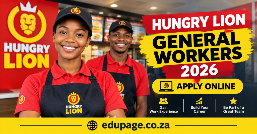 Hungry Lion General Workers 2026: Apply Online