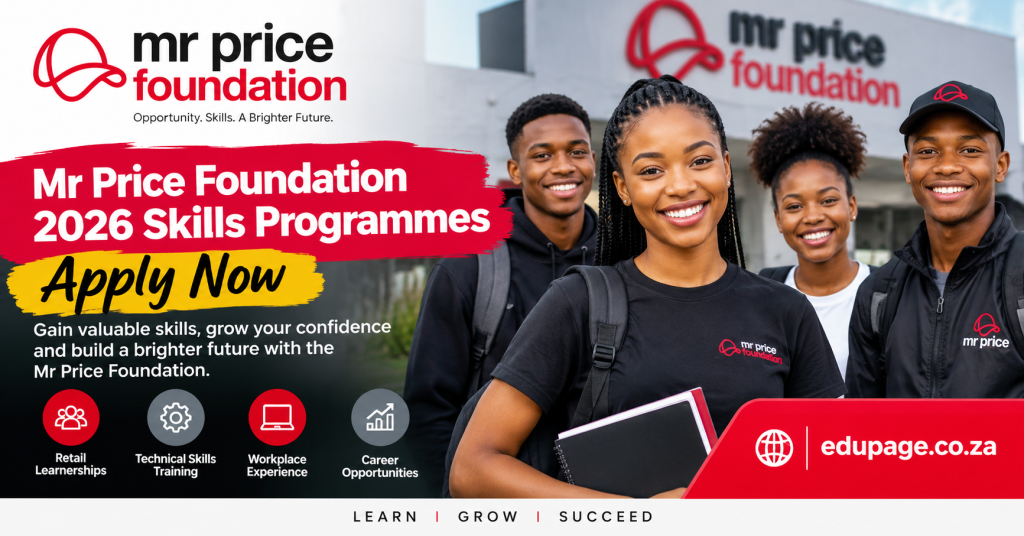 Mr Price Foundation 2026 Skills Programmes: Apply Now