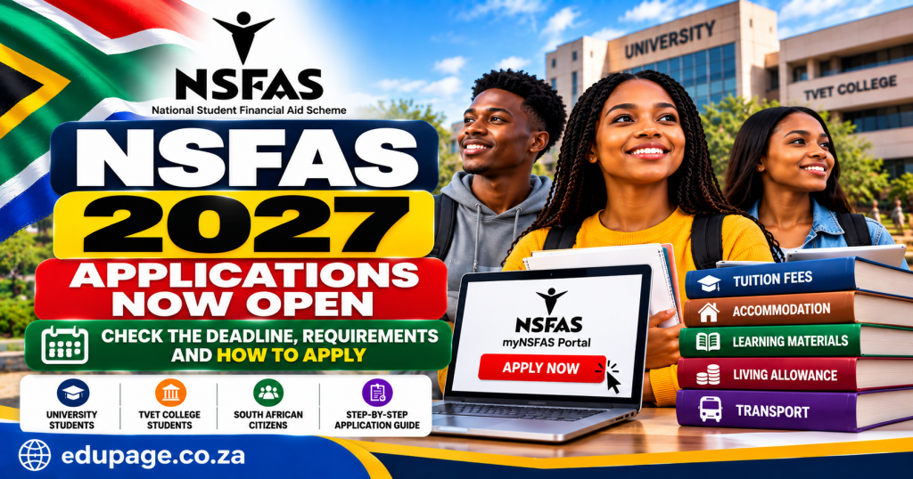 NSFAS 2027 applications