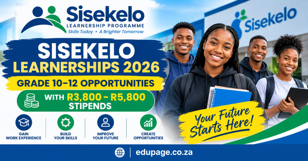 Sisekelo Learnerships 2026