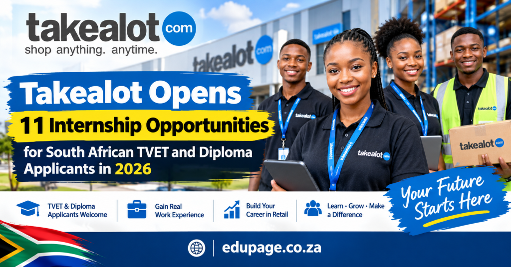 Takealot Opens 11 Internship