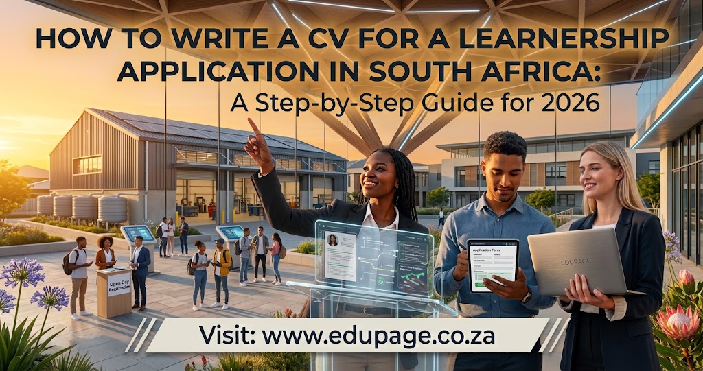 Write a CV for a Learnership Application in South Africa